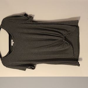 Short sleeve tied front top